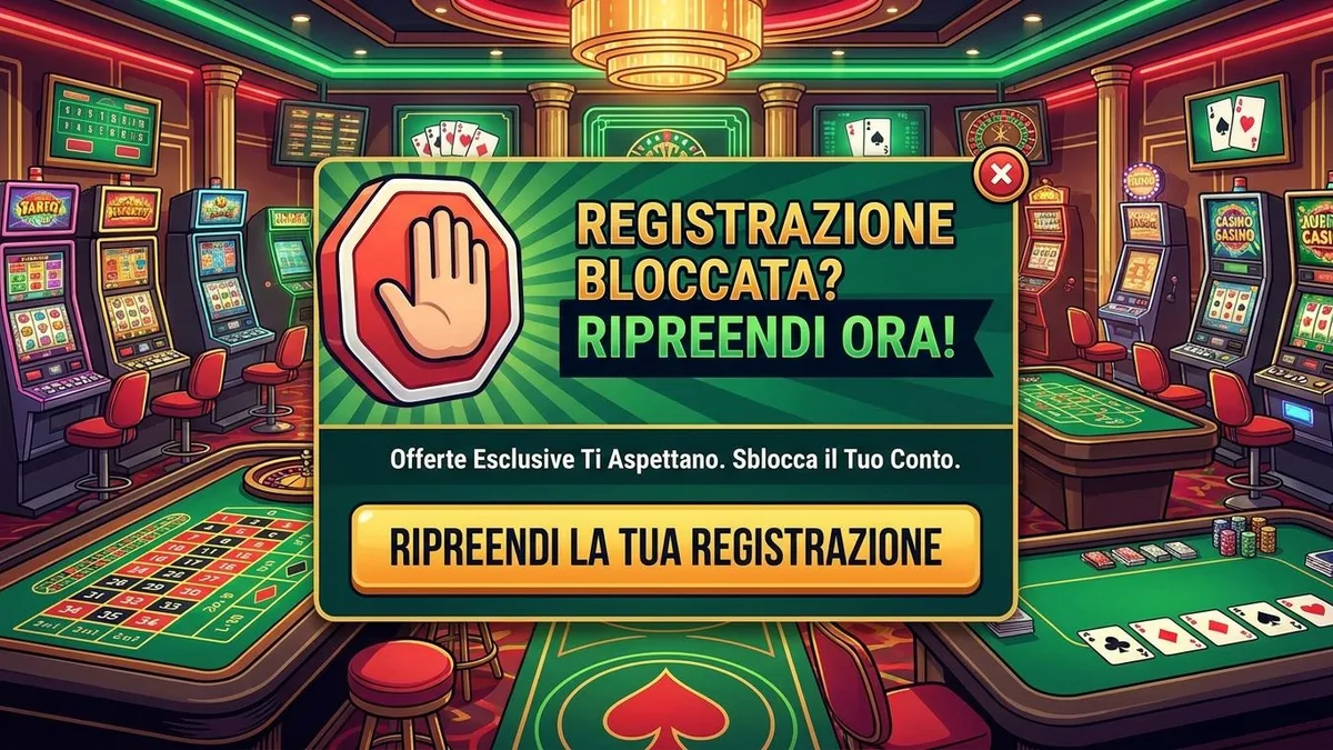 Registrazione con bonus